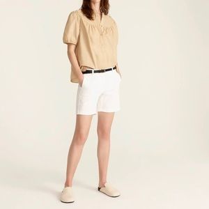 J. Crew All Cotton Chino Women's Shorts, White, Size 00, NWT